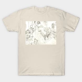 after Vincent Van Gogh night cafe T-Shirt